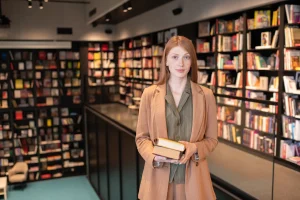Une femme libraire